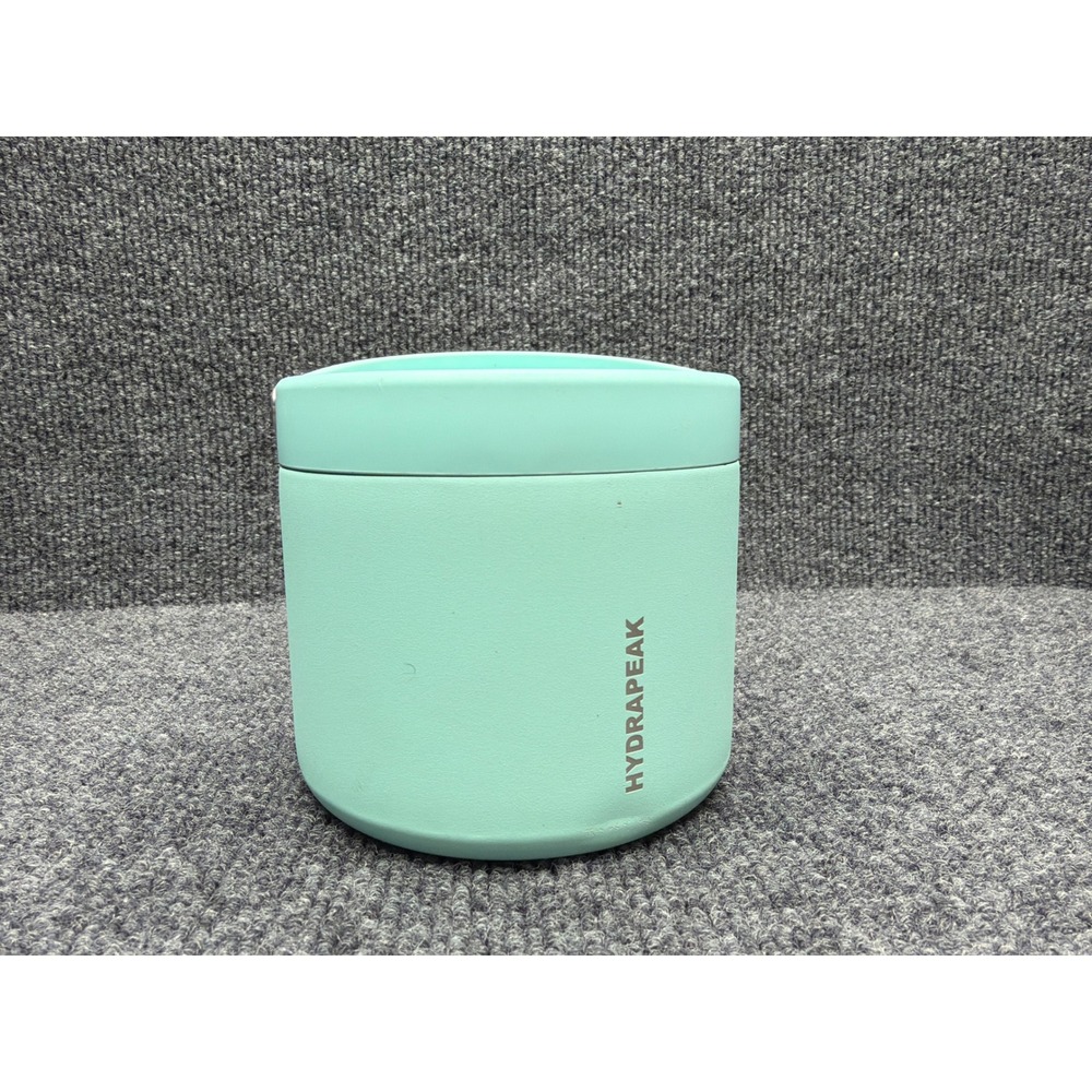 Hydrapeak 18oz Insulated Food Jar Mint Green Stainless Steel Vacuum Thermos
